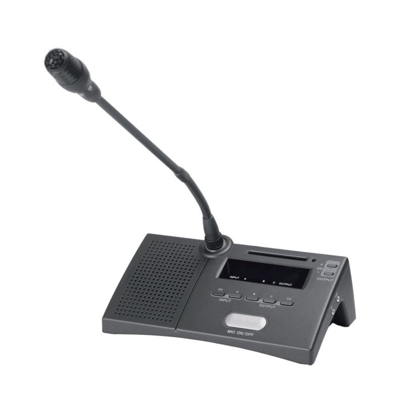 Fv-du04-simultaneous-interpret-delegate-console - Conference_System - Professional Audio Video Conference System Manufactu...